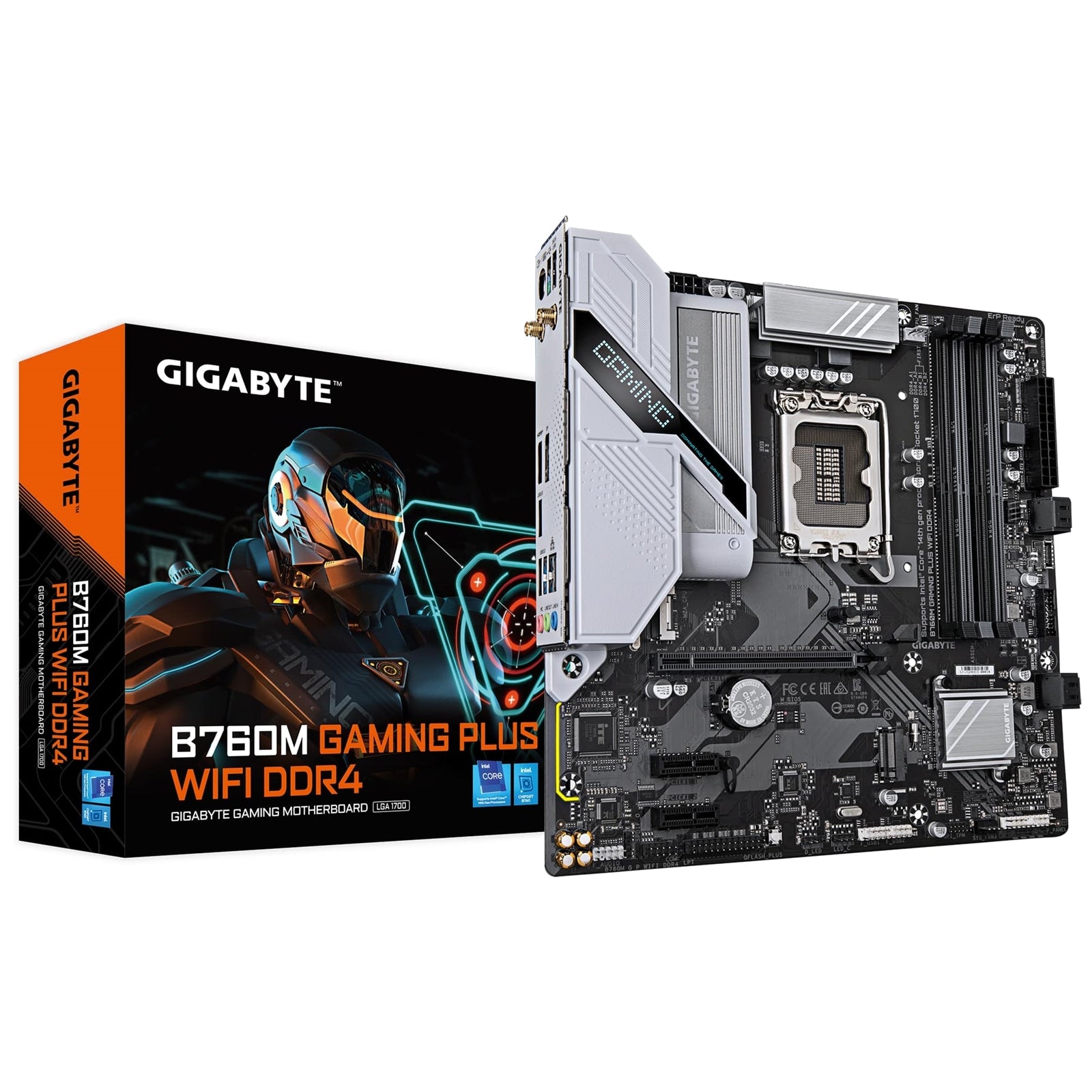 Gigabyte B760M Gaming Plus WiFi 6 DDR4 Micro-ATX Motherboard LGA1700 Gigabyte B760M Gaming Plus WiFi 6 DDR4 Micro-ATX Motherboard LGA1700